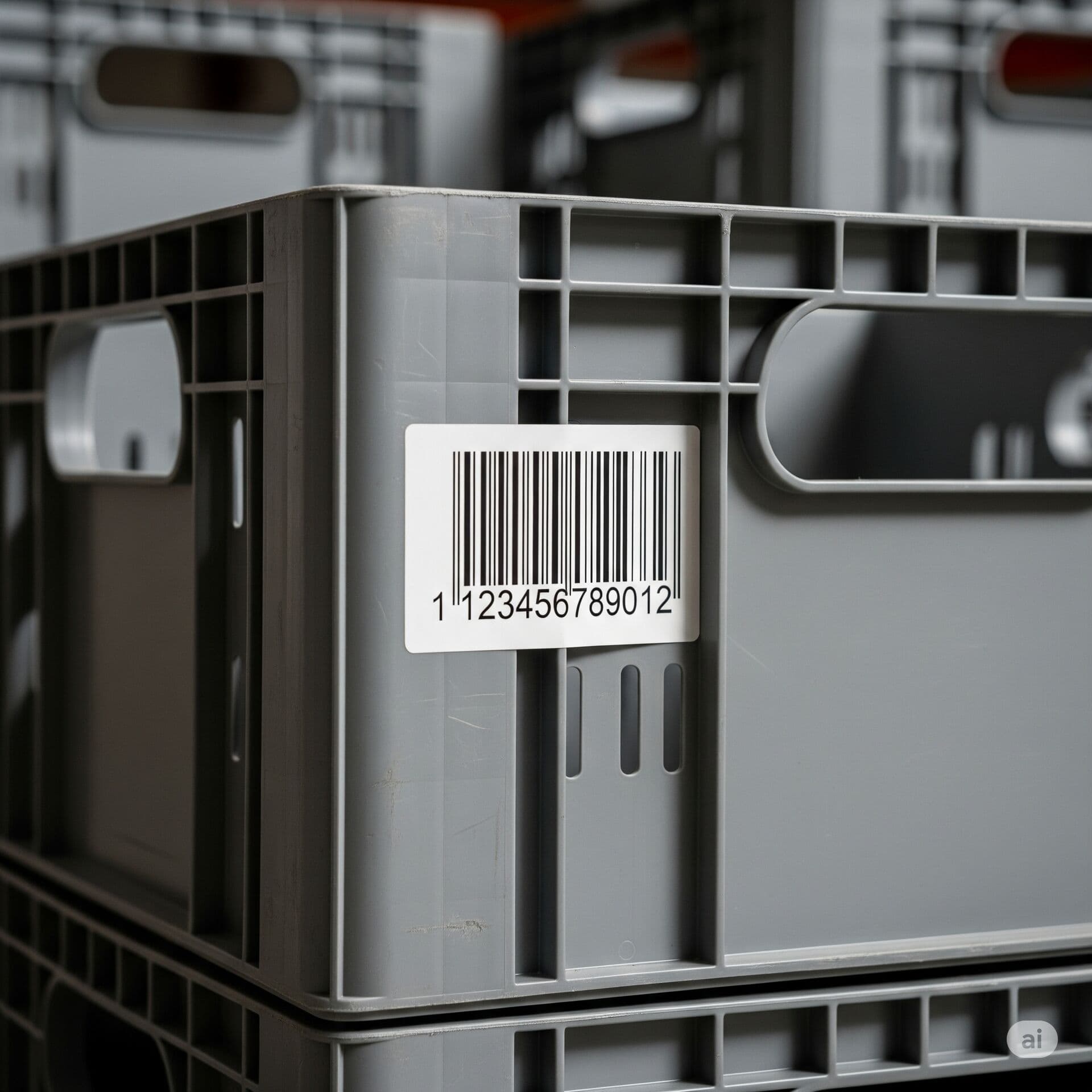 Dunnage with label